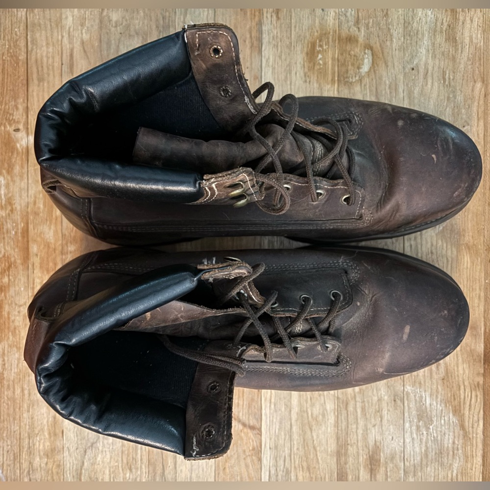 Men's Steel Toe Brown Leather Work Boots